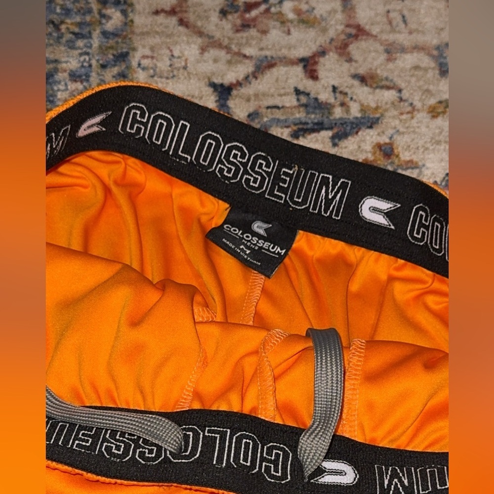 nwt colosseum Tennessee Vols orange white gray 7” polyester shorts w/pockets MED - Picture 4 of 8